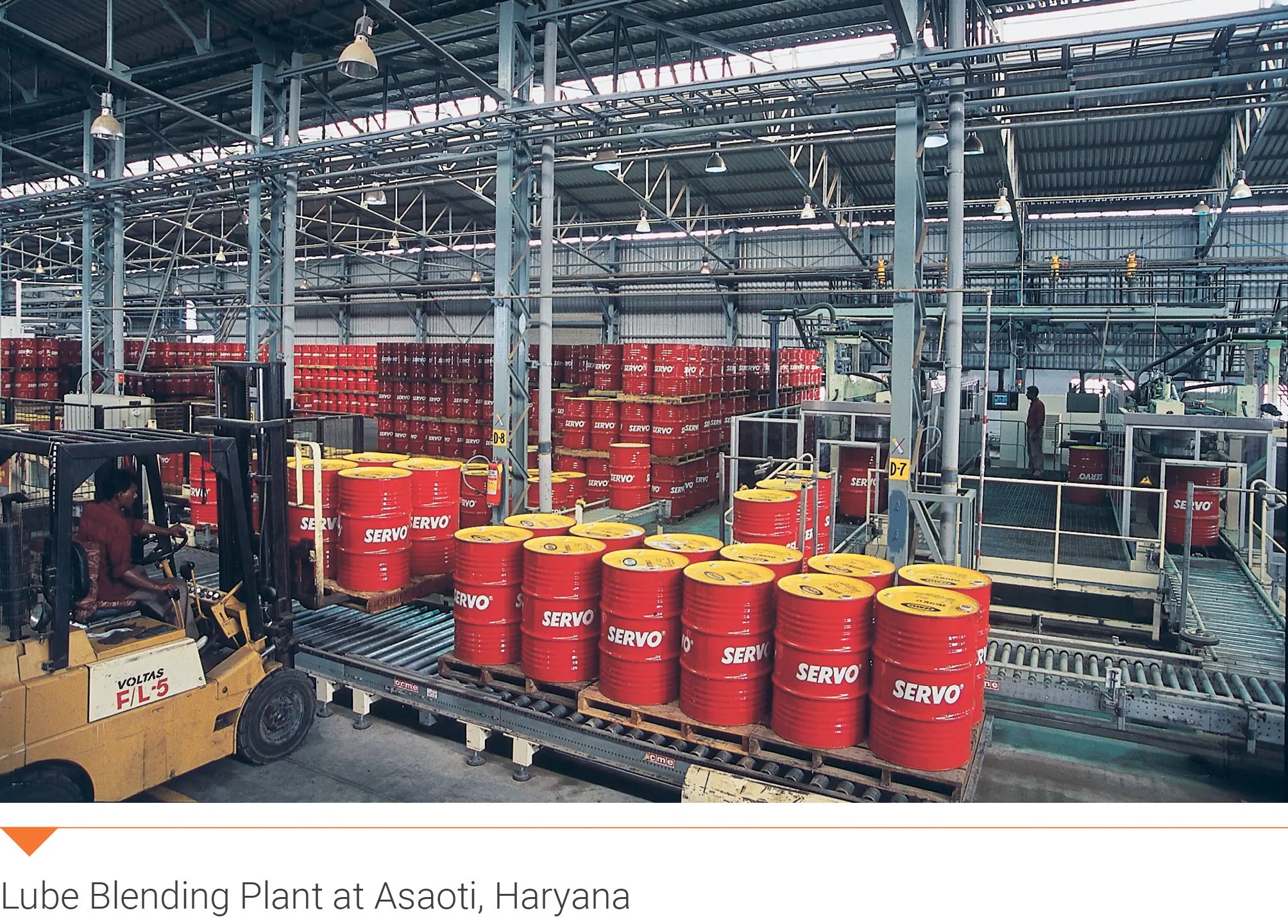 Lube Blending Plant at Asaoti, Haryana